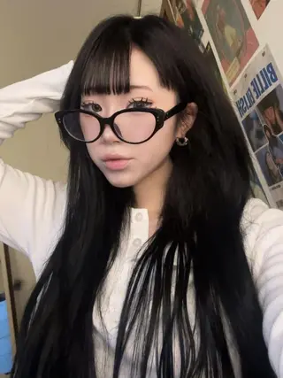 ロング 💎馴染むエクステ ×カラーTOMO💎のヘアスタイル