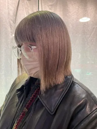 ショート カラー 💖デザインカラー/ タダ ハナカ💖のヘアスタイル