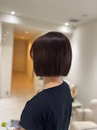 ショート yui🥀/ボブ /ブリーチなしカラーのヘアスタイル