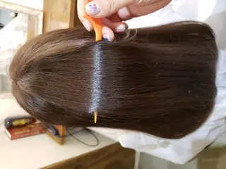 ロング 🇰🇷透明感×ハイ トーン🌟tomoのヘアスタイル