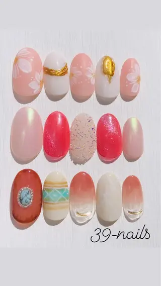 ネイル 39-nails EharaMikuのネイルデザイン
