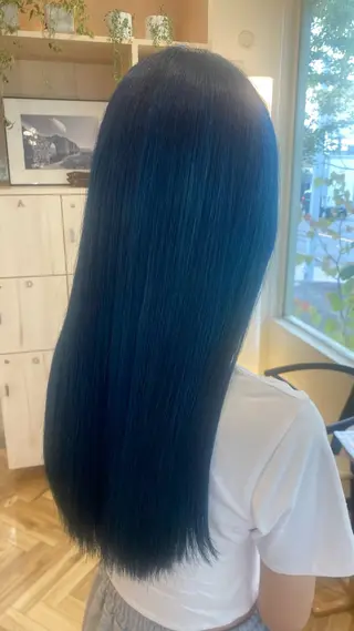 ロング カラー 艶カラー✨ 河津さくらのヘアスタイル