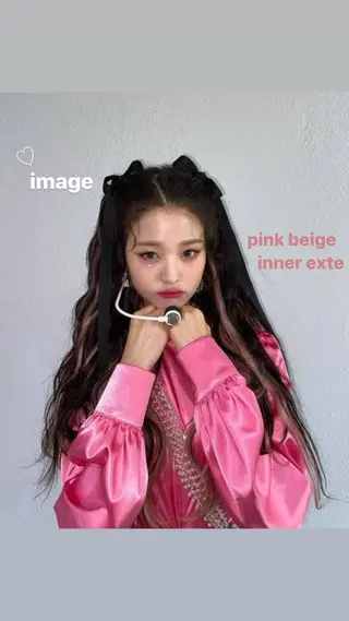 セミロング カラー ブリーチなしWカラー 🎀韓国ヘア/amiのヘアスタイル