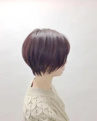 ショート カラー aguhair jour所属・髪質改善/白髪ぼかし KENTAのヘアスタイル