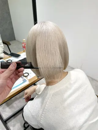 ショート カラー 田中大星 /ボブ 縮毛矯正のヘアスタイル