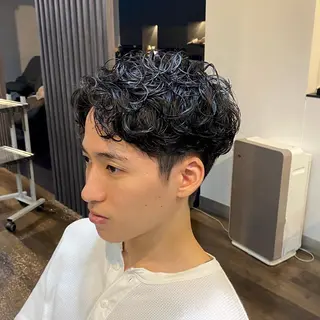 パーマ メンズ STYLE エキシティ店所属・【似合わせパーマ】 STYLE 杉原　魁のヘアスタイル
