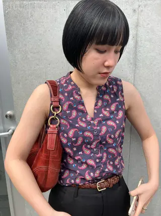 ショート 似合わせカットカラー 👩MINAのヘアスタイル