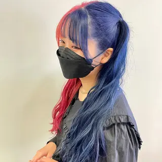 ロング カラー ハイトーン/ベージュ 指名No.1荒木涼太のヘアスタイル