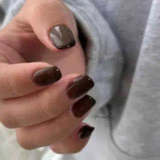 ネイル miele【ミエレ】 シンプル一癖のネイルデザイン