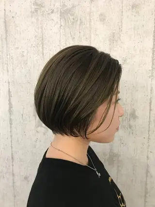 カラー パーマ ヘアアレンジ ミディアム 初めでも安心🌟 newi町田✂のヘアスタイル