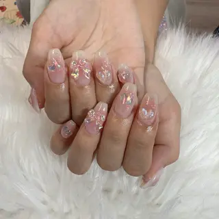 ネイル 🎀nana🫧 ワンホンネイル🎀のネイルデザイン