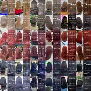 ロング カラー ヘアアレンジ 🤍透明感カラー🤍 ブリーチ🤍AINEのヘアスタイル