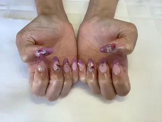 ネイル 💎🐰 saki. m 🐰💎のネイルデザイン