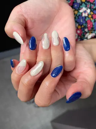 ロング カラー ヘアアレンジ キッズ ネイル マツエク・マツパ 福田 加奈のネイルデザイン