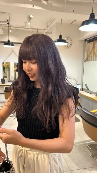 ロング カラー じゅわっと暖色カラー 🍊Moemiのヘアスタイル