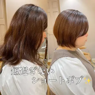 ショート カラー 💎巻ける縮毛矯正/ 艶髪💎石渕智也のヘアスタイル