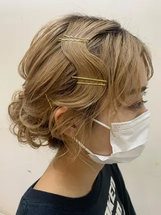ミディアム 平野 優奈のヘアスタイル