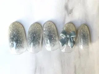 ロング プティリボン 武蔵小金井店のネイルデザイン