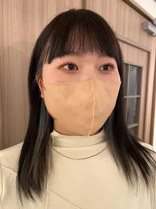 カラー ショート/ボブ/透明 感カラー/高橋あみのヘアスタイル