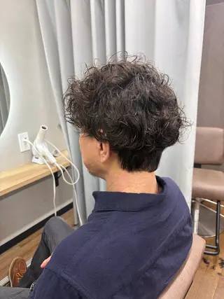 ショート パーマ メンズ TELA HAIR 幕張本郷所属・TELA HAIR 幕張本郷店　千尋のヘアスタイル