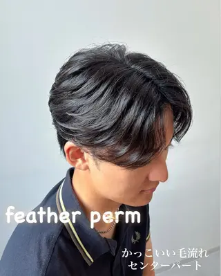 ショート パーマ メンズ racil by rest plus【ラシル バイ レストプラス】所属・【メンズ特化！】 ryo9/10まで〜のヘアスタイル