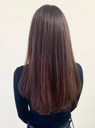 ロング カラー 色白に見える暗髪 梅田・増田のヘアスタイル