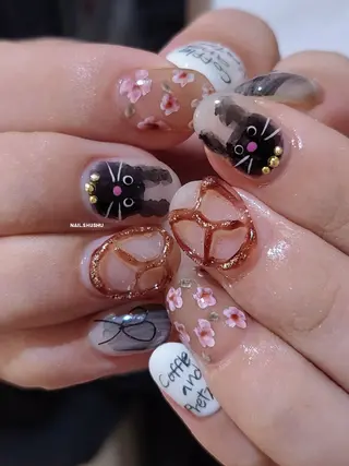 ネイル 3dパーツ/流行り 👧shushu❤️のネイルデザイン