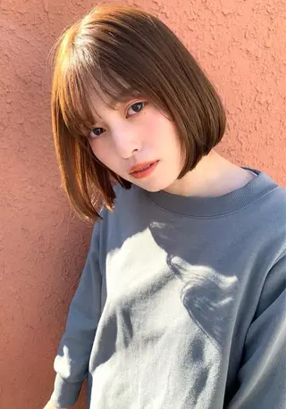 ショート 縮毛矯正/ショート/ レイヤー/畑中正敏のヘアスタイル