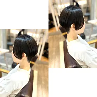 ショート カラー Realme  京都四条烏丸ドゥエby  yk所属・小塚 耀介✂︎ ショートボブ特化のヘアスタイル