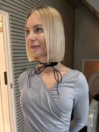 ショート masa/ボブ特化/ ぷつっとボブのヘアスタイル