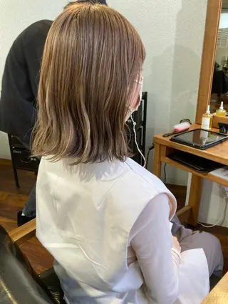 ミディアム カラー 小木曽智美 /ボブ/ショートのヘアスタイル