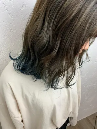 ミディアム カラー 🎀モテ髪ﾐﾙｸﾃｨ ｰ🎀yasunaのヘアスタイル