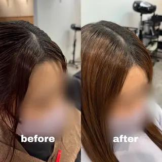 パーマ 縮毛矯正/艶髪カラー /パーマ/ひふみ🌱のヘアスタイル