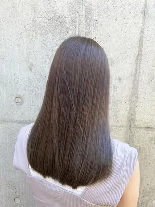 カラー Lamana所属・透明感カラー/ 加瀬たまものヘアスタイル