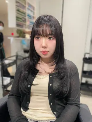 カラー AO所属・RISAKO 艶髪モテヘア🎀府中のヘアスタイル