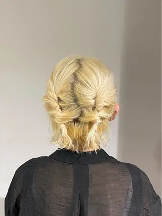 ヘアアレンジ 💫miyu💫デザ インカラー/アレンジのヘアスタイル