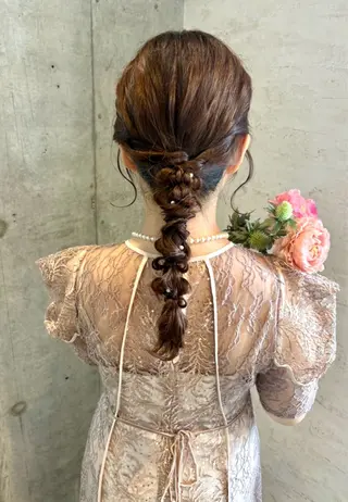 ロング ヘアアレンジ Reve  resort所属・美髪× ヘアセット✨Araiのヘアスタイル