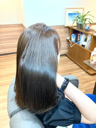 ロング カラー Annon プライベートサロンのヘアスタイル