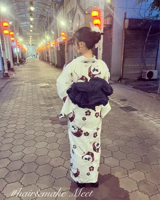 ヘアアレンジ hair&make Meet所属・藤原 宏文のヘアスタイル