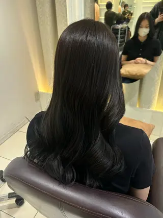 セミロング カラー カットモデル募集/島 桜子のヘアスタイル