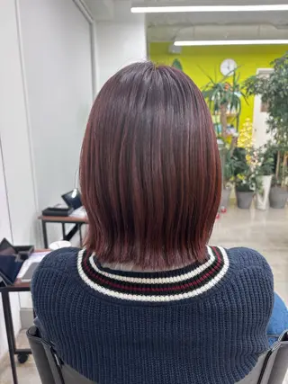 ミディアム カラー fika所属・鈴木 ちさきのヘアスタイル