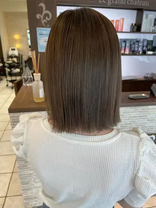 ミディアム カラー 韓国風ヘア♡ runaのヘアスタイル