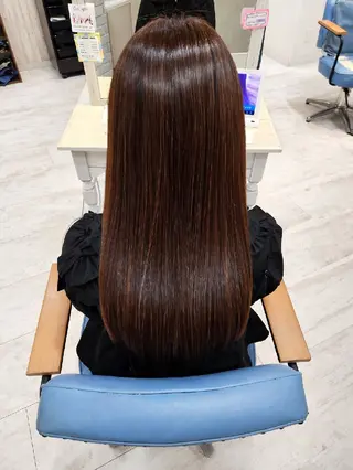 ロング カラー レイヤーカット/ 髪質改善/代表西村のヘアスタイル