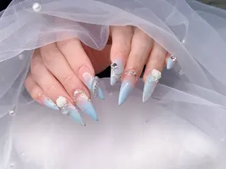 ネイル Momo チップ長さ出し専門店のネイルデザイン