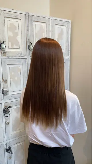 ロング モデルさん募集中🎀 内藤ほのか/艶カラーのヘアスタイル