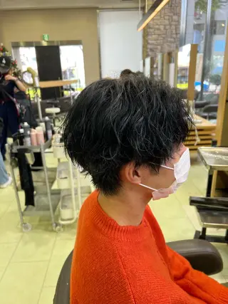 パーマ メンズ メンズカット/柏/韓 国/メンズパーマ航太のヘアスタイル