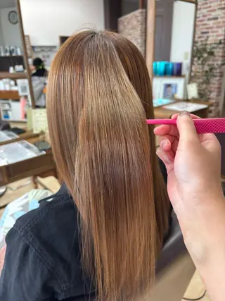 ロング トップスタイル所属・小島華未/ ヘアカラー/髪質改善のヘアスタイル