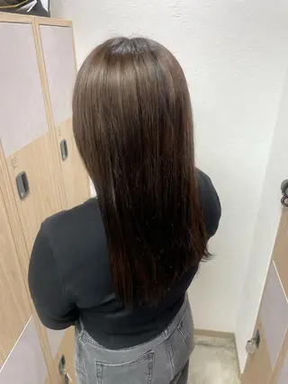 ロング カラー THREE noon所属・田中 きこのヘアスタイル