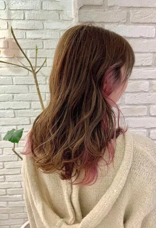 ロング カラー パーマ ヘアアレンジ キッズ マツエク・マツパ レイヤー＆カラー 人気美容師倉崎涼のヘアスタイル