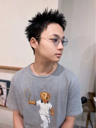 ショート メンズ 梅田  illfrere 所属・イルフレール ryuのヘアスタイル